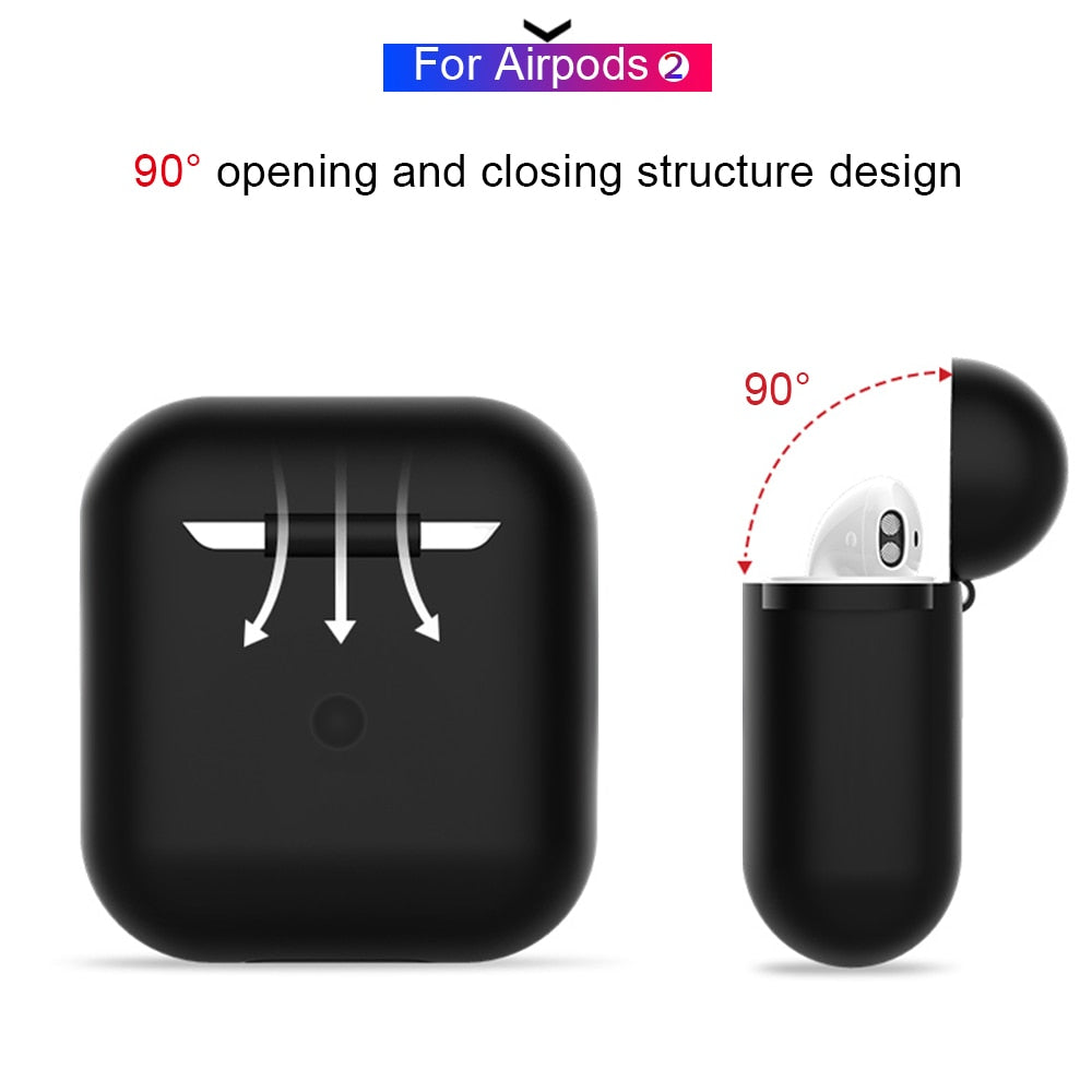 MOTJERNA DURABLE AIRPODS SILICOVER- Wireless Airpods cover, Protective Pouch Silm Case