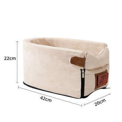 FUR FRIENDS CARRIER  - Portable Cat/Dog transport protector Bed With optional Handle , Car Safety Pet Seat, Variety of colours, same sizes 42x20x22cm