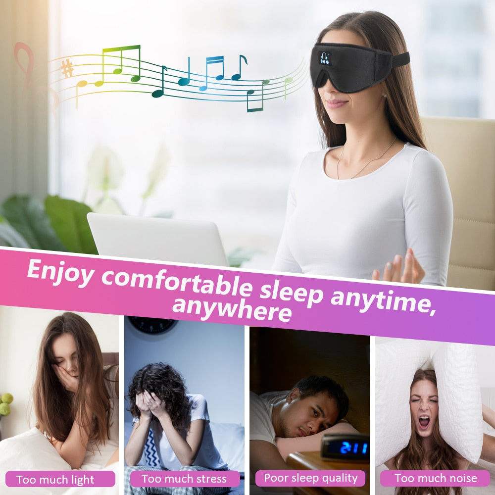 SMART WIRELESS SLEEPING EYEMASK -Compatible with ios Android & mac