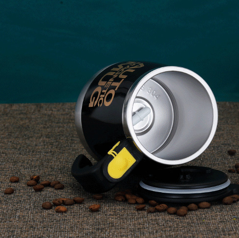 ELECTRIC STIRRING MUG - Electric Stainless Steel Rotating Mug, Magnetic Stirring Cup Coffee Cup